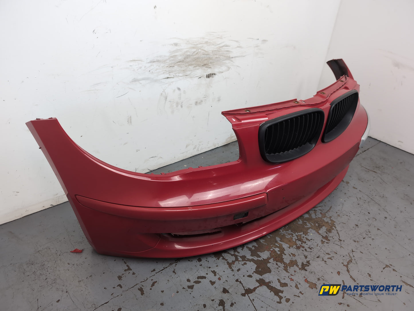 Bmw 118d Se Auto Fron Bumper Red 2007-2009 - photo 5