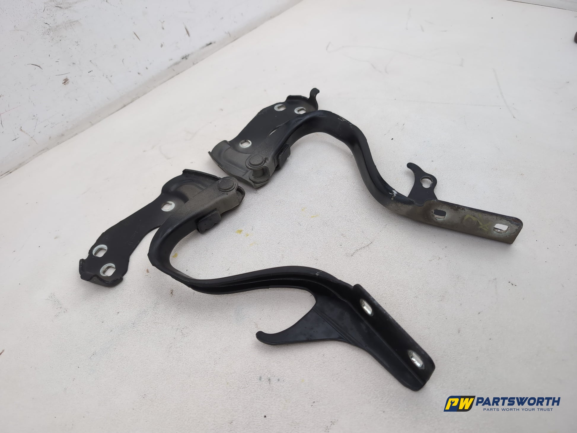 Fiat 500 Pop Bonnet Hinges Pair 2007-2009 - photo 3