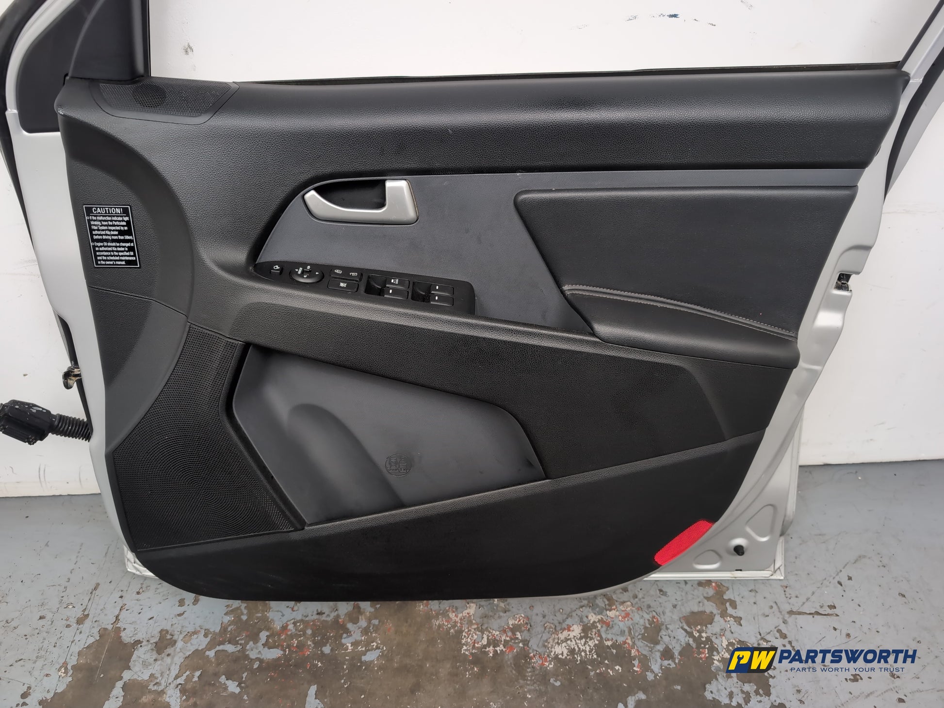 Kia Sportage 3 Sat Nav Crdi Door Front Rh Driver Side Silver 9s 2010-2015 - photo 9