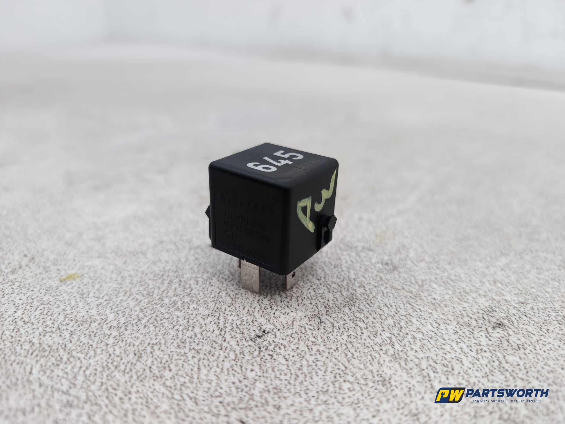 Audi A6 Se Tdi Quattro Auto 4 Pin Relay Module 645 4h0851253a - photo 3