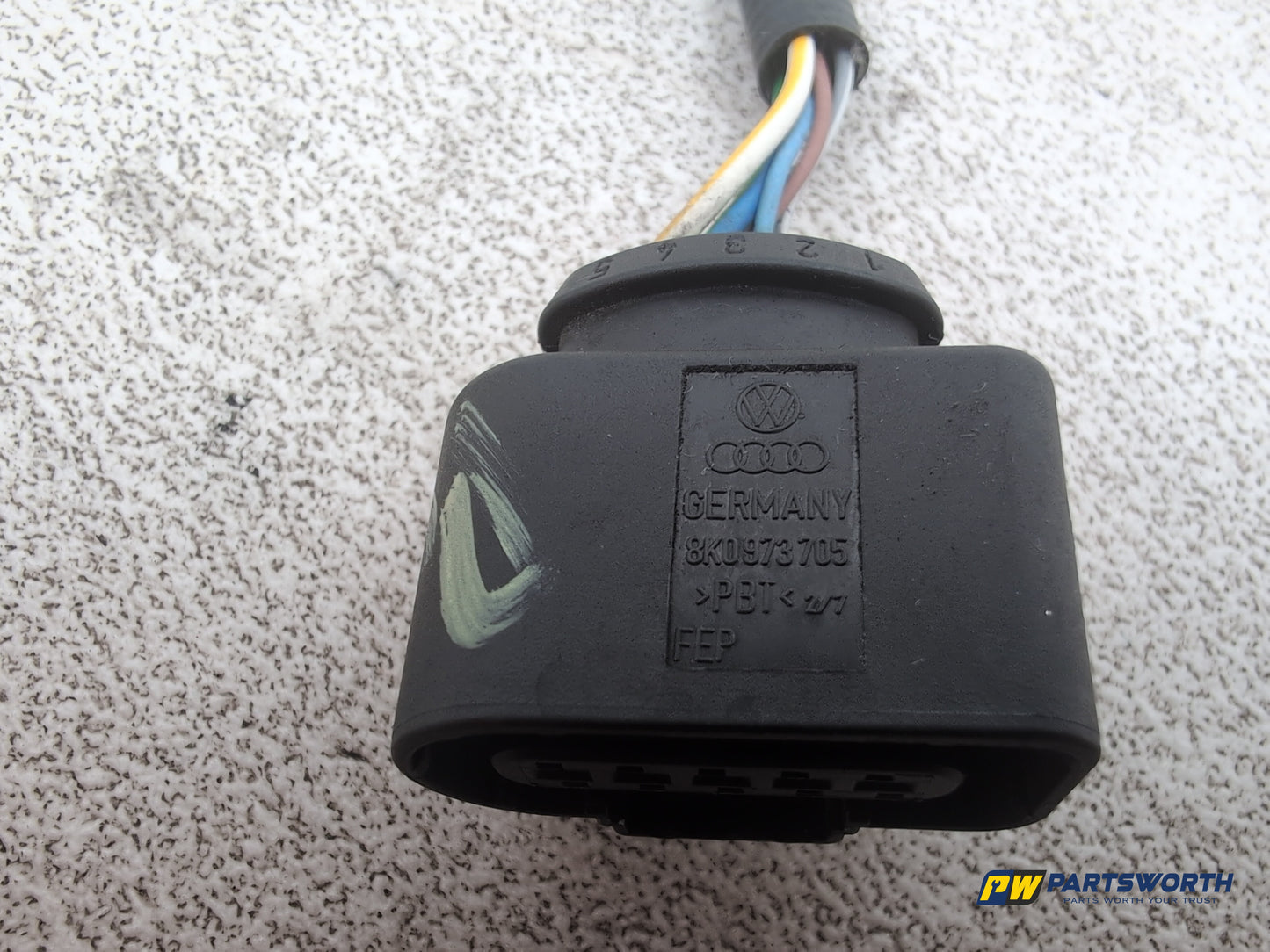 Audi A6 Se Tdi Quattro Auto Wiring Loom Connector Plug 8k0973705 - photo 3