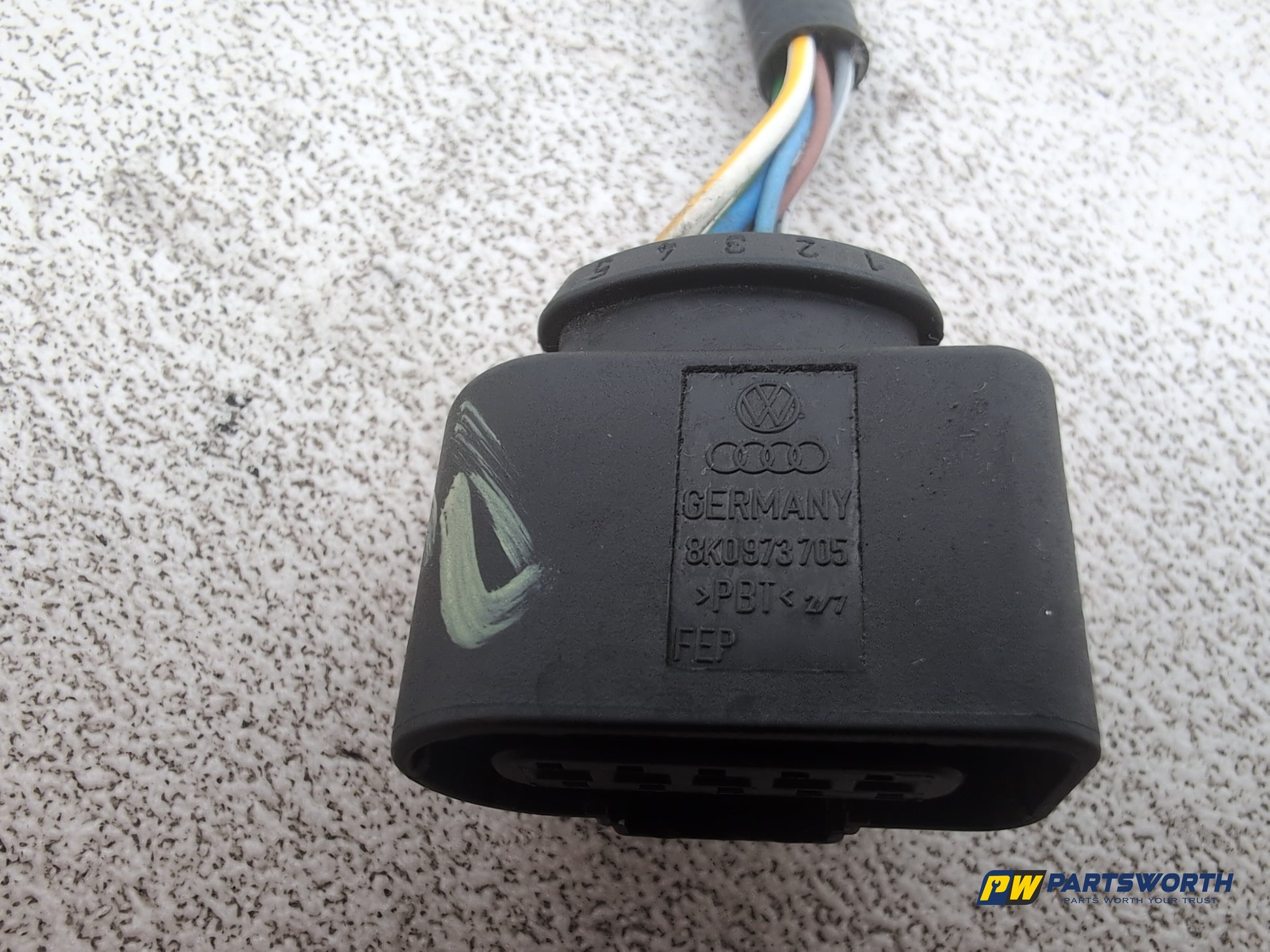 Audi A6 Se Tdi Quattro Auto Wiring Loom Connector Plug 8k0973705 - photo 3