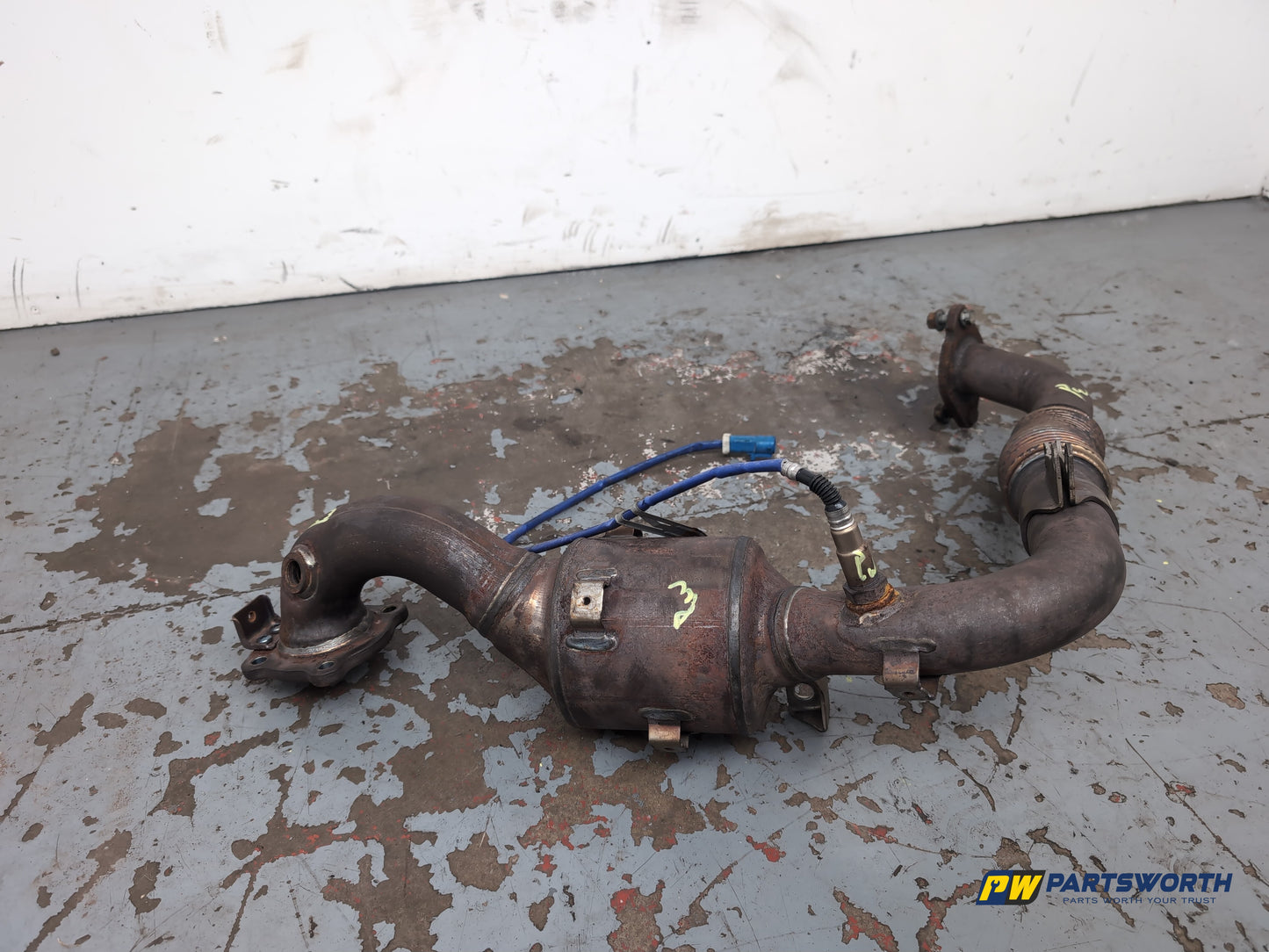 Ford Focus Zetec Turbo Exhaus Catalytic Converter Gm515e211ce 2011-2018 - photo 3