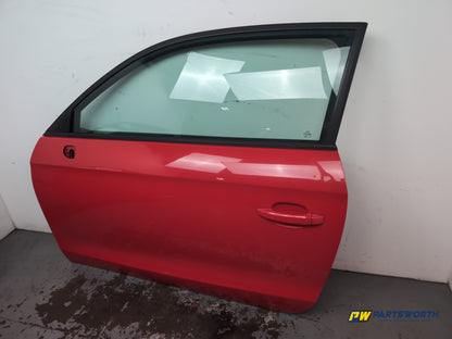 Audi A1 Contrast Edition Tdi Door Front Lh Passenger Side Red Lz3m 2010-2014 - photo 3