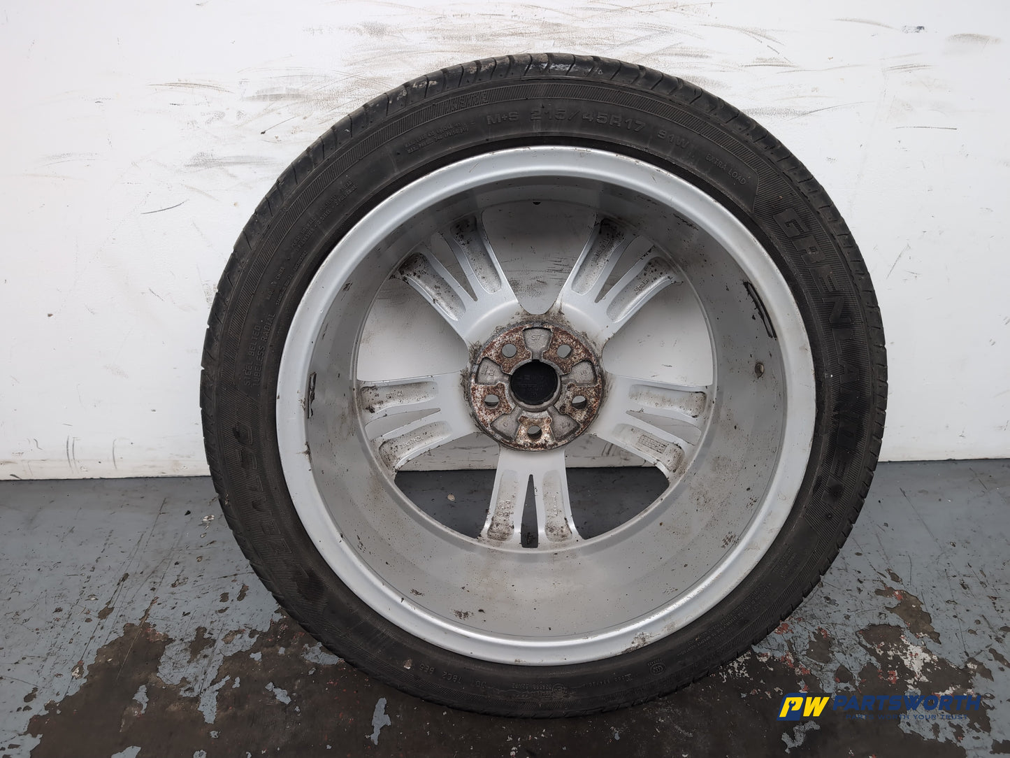 Seat Ibiza Sportrider Alloy Wheel With Tyre 215/45 R17 6j0601025c - photo 8