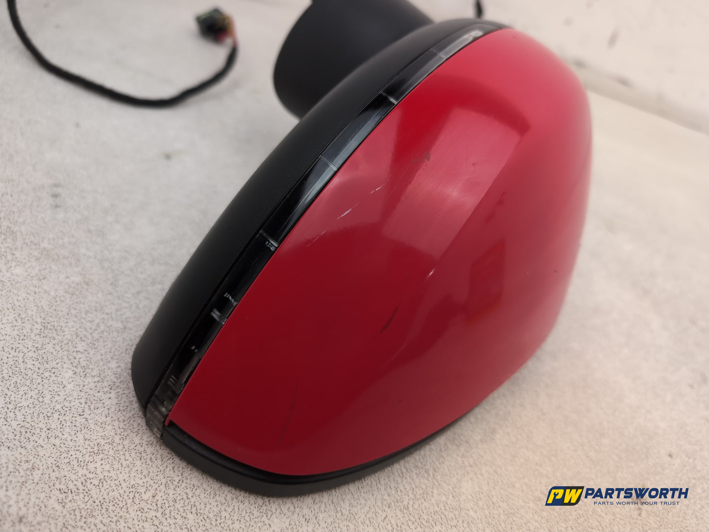 Audi A1 Contrast Edition Tdi Door Mirror Lh Passenger Side Red Lz3m 2010-2012 - photo 3