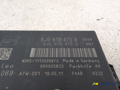 Seat Ibiza Sportrider Parking Assistance Ecu Module 6j0919475b 2010-2011 - photo 9