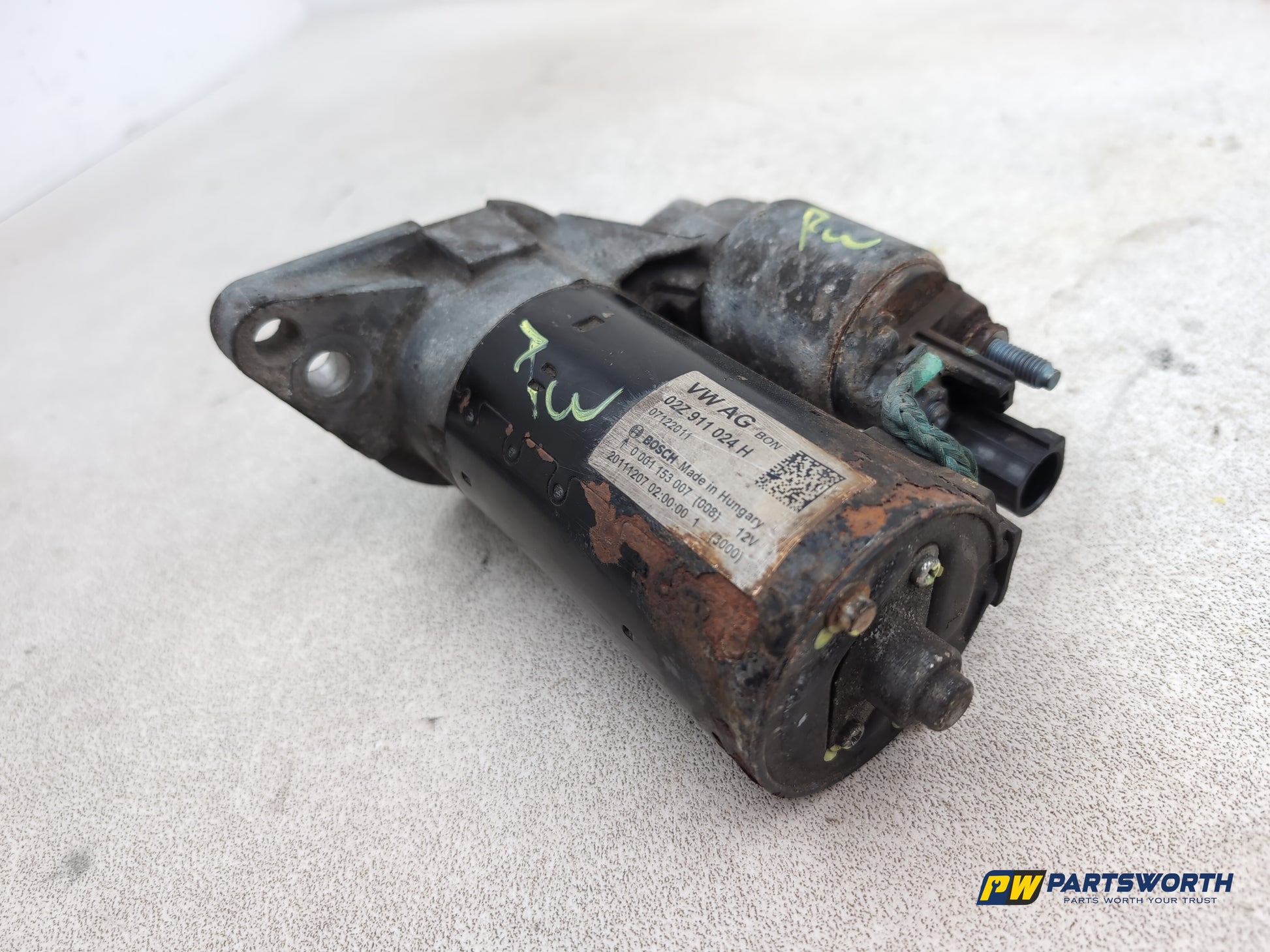 Audi Vw Skoda Seat 1.6l Diesel Starter Motor 02z911024h - photo 10