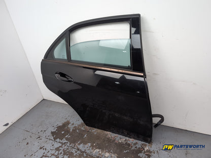 Mercedes-Benz E220 Saloon Door Rear Rh Driver Side Obsidian Black Metallic C197 - photo 3