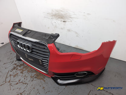 Audi A1 Contrast Edition Tdi Hatchback Front Bumper Red Lz3m 2010-2012 - photo 3