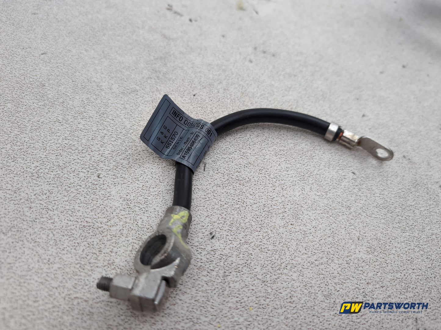 Mercedes-Benz B200 B-Class W245 Negative Battery Terminal Cable A1695406409 - photo 3