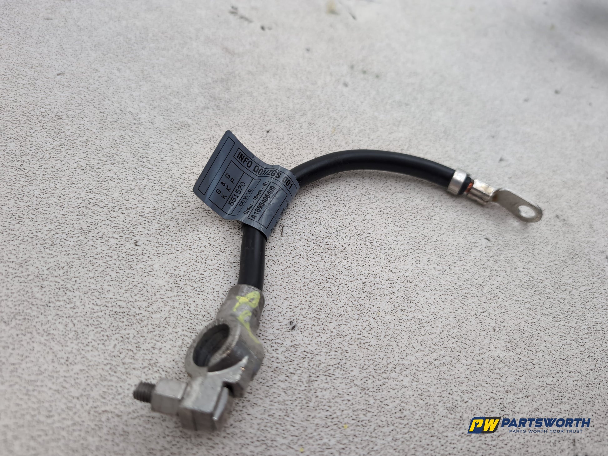 Mercedes-Benz B200 B-Class W245 Negative Battery Terminal Cable A1695406409 - photo 3