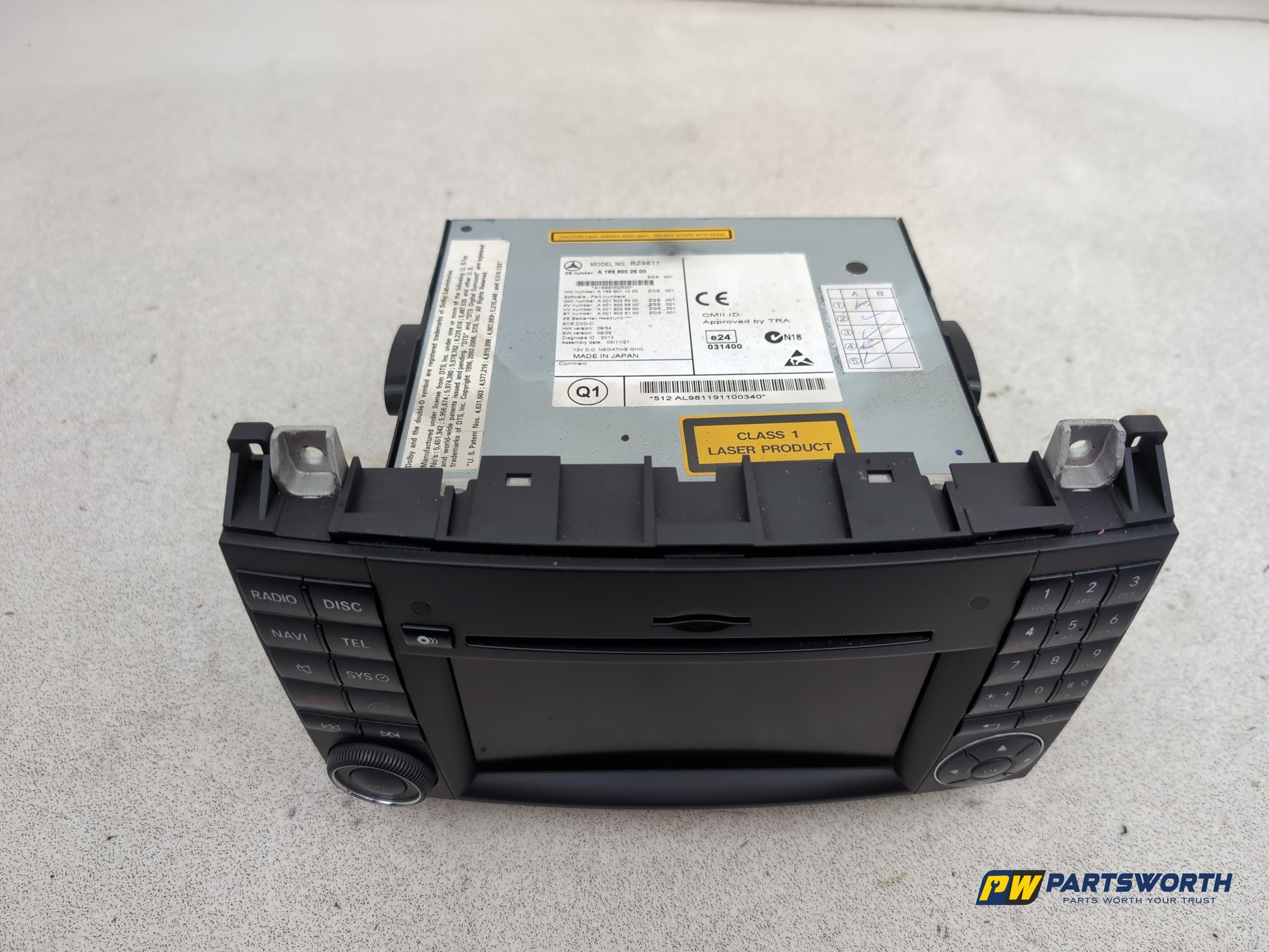 Mercedes-Benz B200 B-Class W245 Sport Cdi Radio Cd Player Head Unit A1699002500 - photo 3