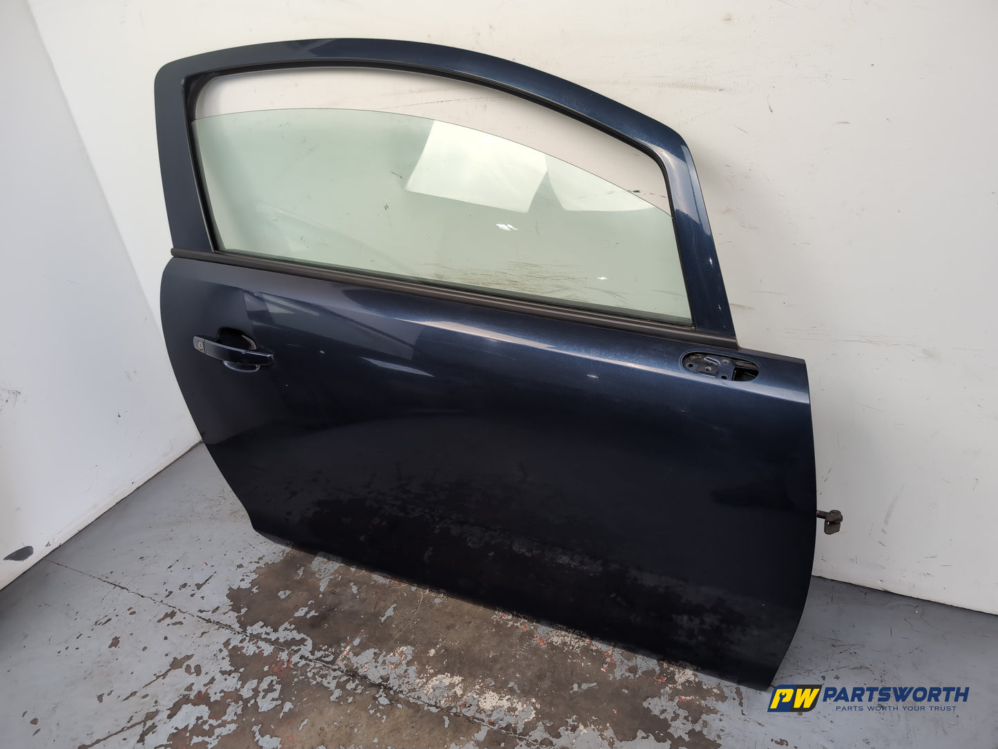 Vauxhall Corsa Se Door Front Rh Driver Side Blue Z22a 2006-2014 - photo 3