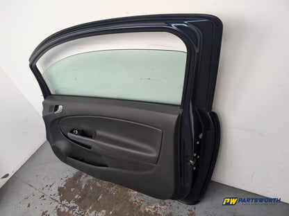Vauxhall Corsa Se Door Front Rh Driver Side Blue Z22a 2006-2014 - photo 9