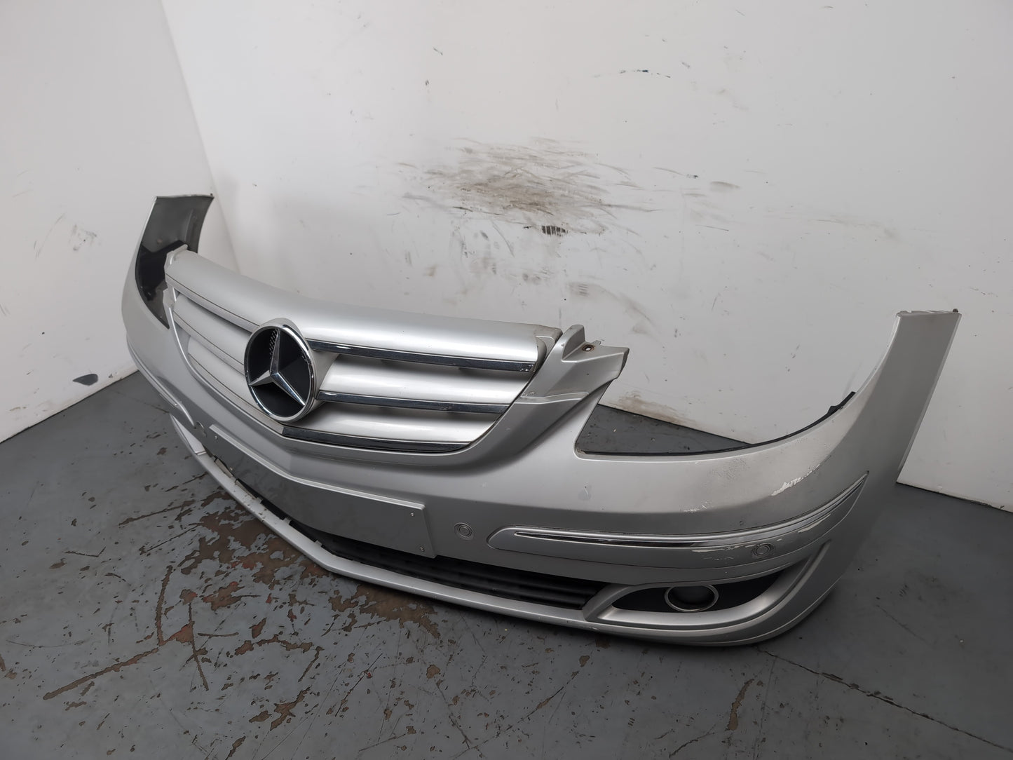 Mercedes-Benz B200 B-Class W245 Mpv Front Bumper Silver 761 2008-2011 - photo 3