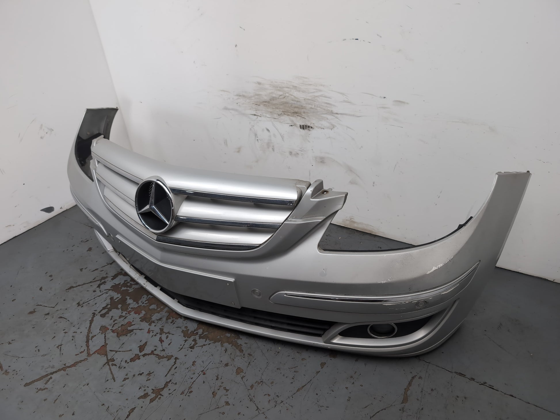 Mercedes-Benz B200 B-Class W245 Mpv Front Bumper Silver 761 2008-2011 - photo 3