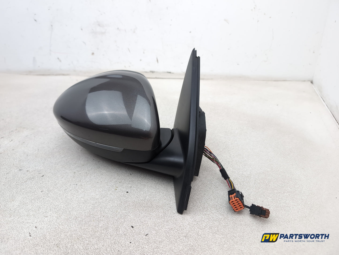 Peugeot 308 Allure Blue Power Folding Door Mirror Rh Driver Telluric Brown Kksd - photo 3
