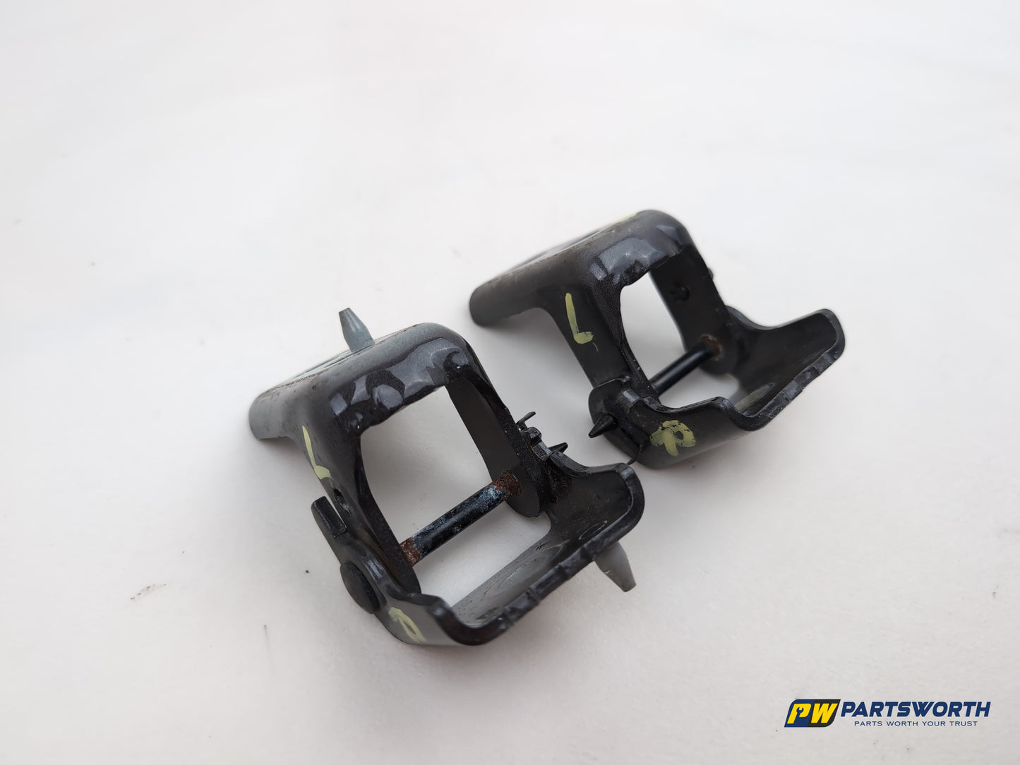 Peugeot 308 Allure Blue Hdi Passenger Side Lh Rear Door Hinge Pair 2013-2021 - photo 9