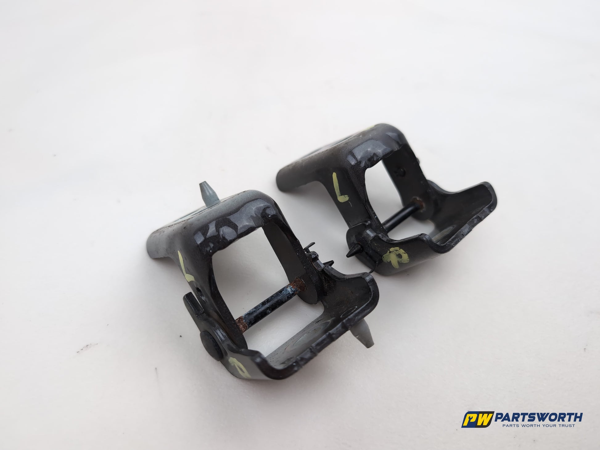 Peugeot 308 Allure Blue Hdi Passenger Side Lh Rear Door Hinge Pair 2013-2021 - photo 9