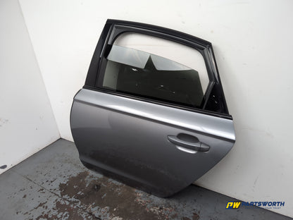 Audi A6 S Line Black Ed Saloon Door Rear Lh Passenger Side Grey Lx7p 2011-2018 - photo 3