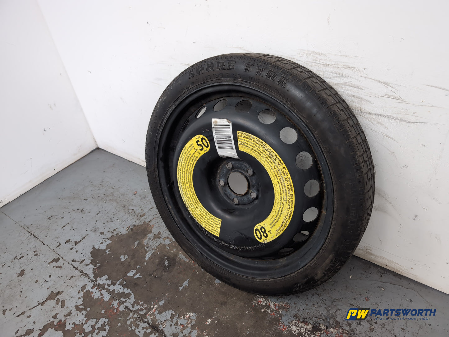 Audi A6 S Line Black Ed Tdi Space Saver Spare Wheel And Tool Kit 145/60 R20 - photo 4