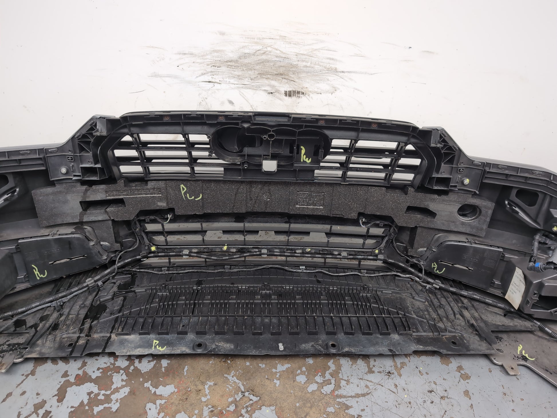 Audi A6 S Line Black Ed Tdi Saloon Complete Front Bumper Grey Lx7p 2014-2018 - photo 9