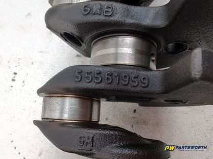 Vauxhall Corsa Se 1.2l Petrol Engine Crankshaft A 12 Xer 55561959 2006-2014 - photo 3