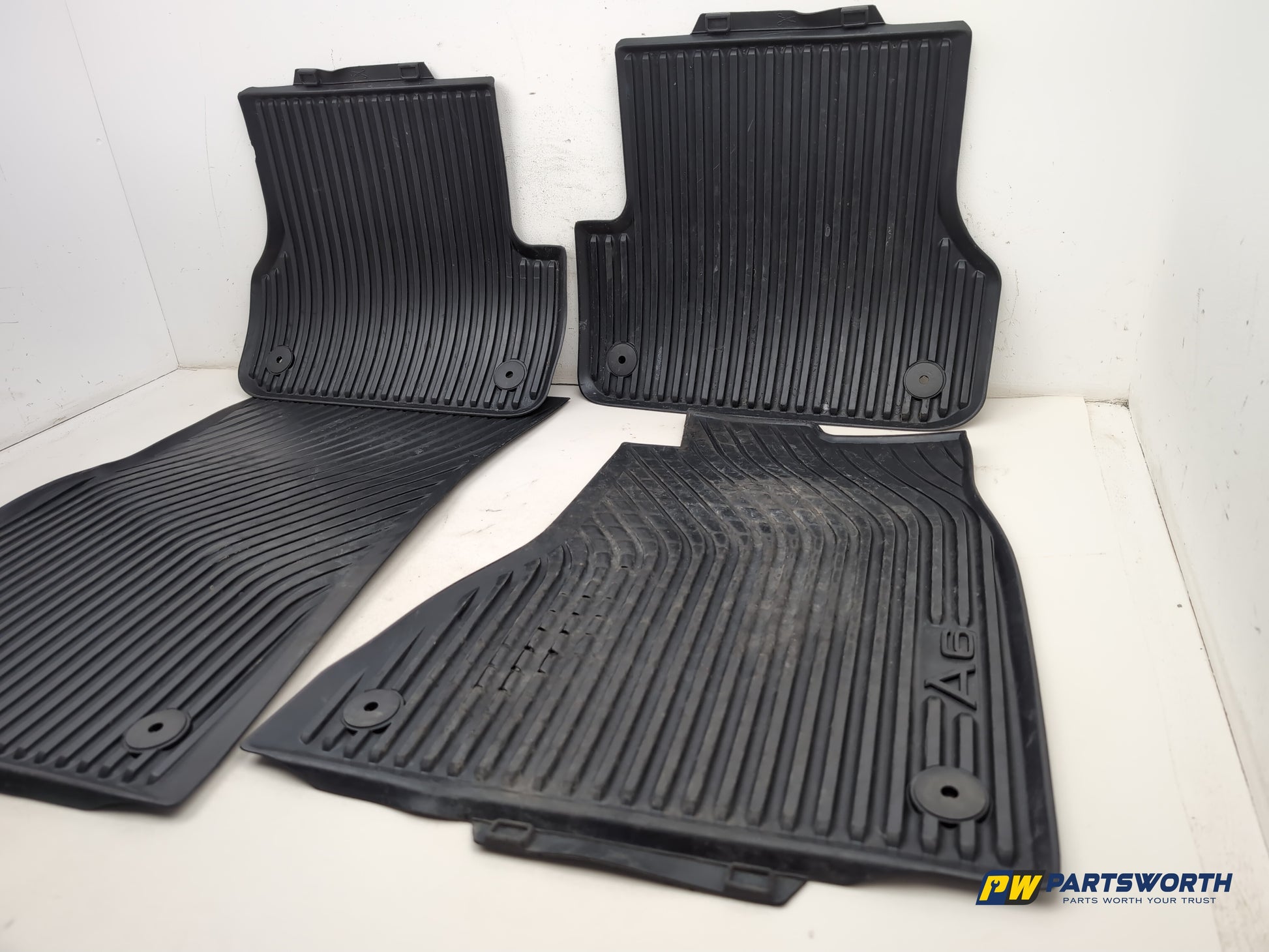 Audi A6 S Line Black Ed Tdi Quat Sa Floor Mats Carpets Rubber Full Set Of 4 - photo 3