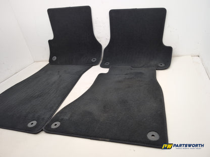 Audi A6 S Line Black Ed Tdi Quat Sa Carpet Floor Mats Black Set Of 4 - photo 3