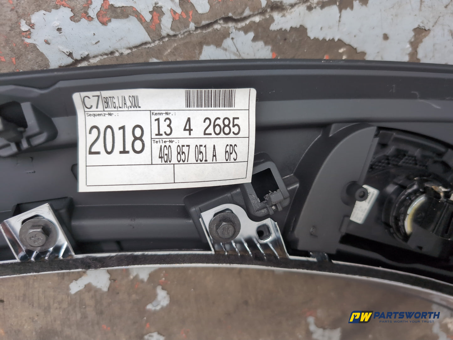 Audi A6 S Line Black Ed Tdi Quat Sa Dashboard Upper Trim 4g0857051a 2011-2018 - photo 8