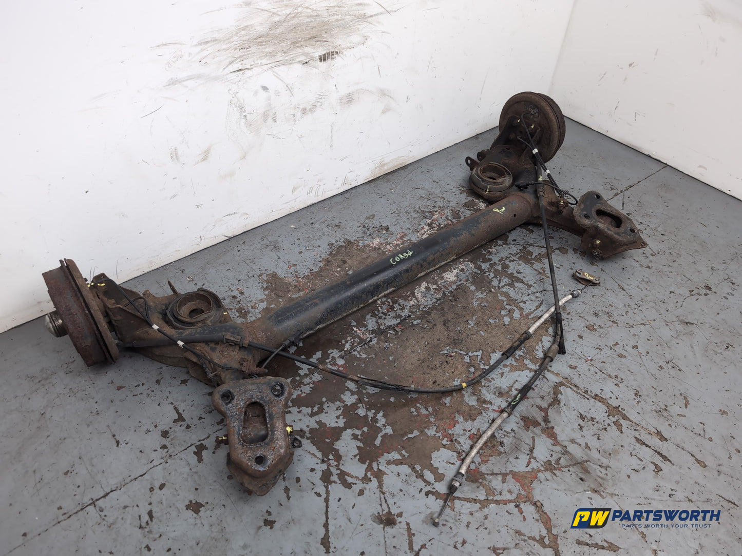 Vauxhall Corsa Se A 1.2l Petrol Axle Assembly Rear 2006-2014 - photo 10