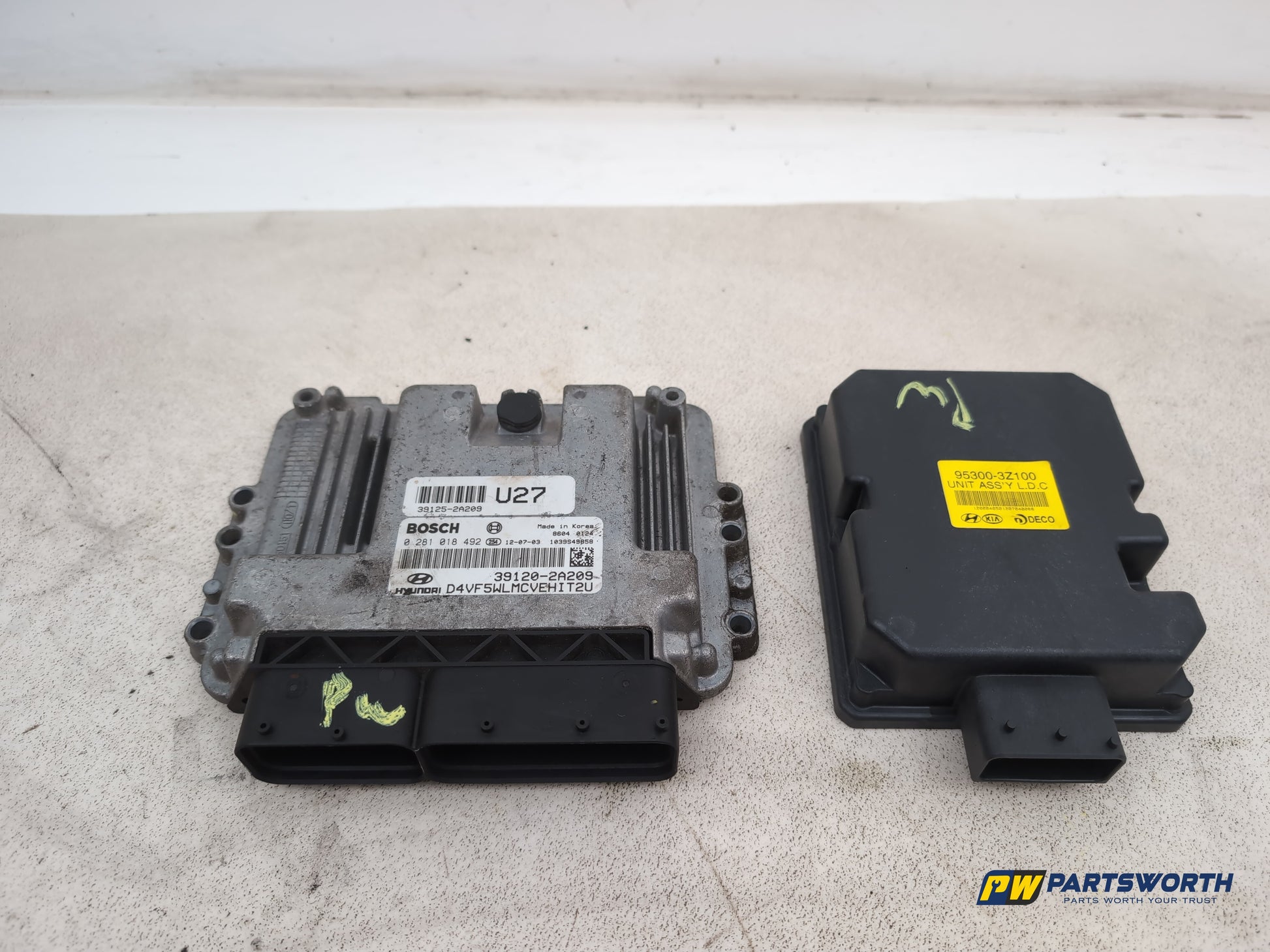Hyundai I40 Style Manual 1.7l Diesel Engine Ecu Kit 391202a209 2011-2019 - photo 9