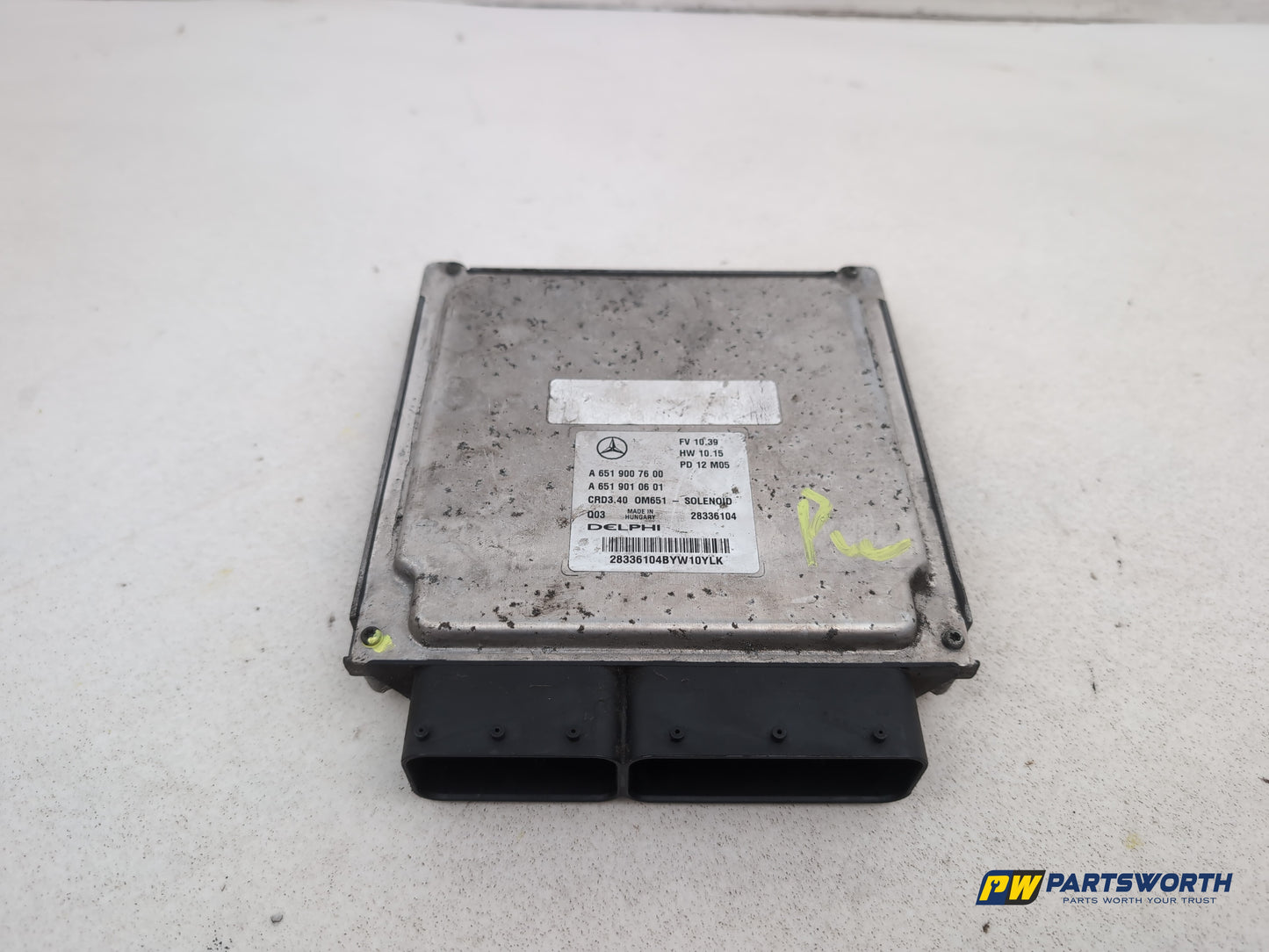 Mercedes-Benz B180 B-Class W246 Manual 1.8l Diesel Engine Ecu Kit A6519007600 - photo 9