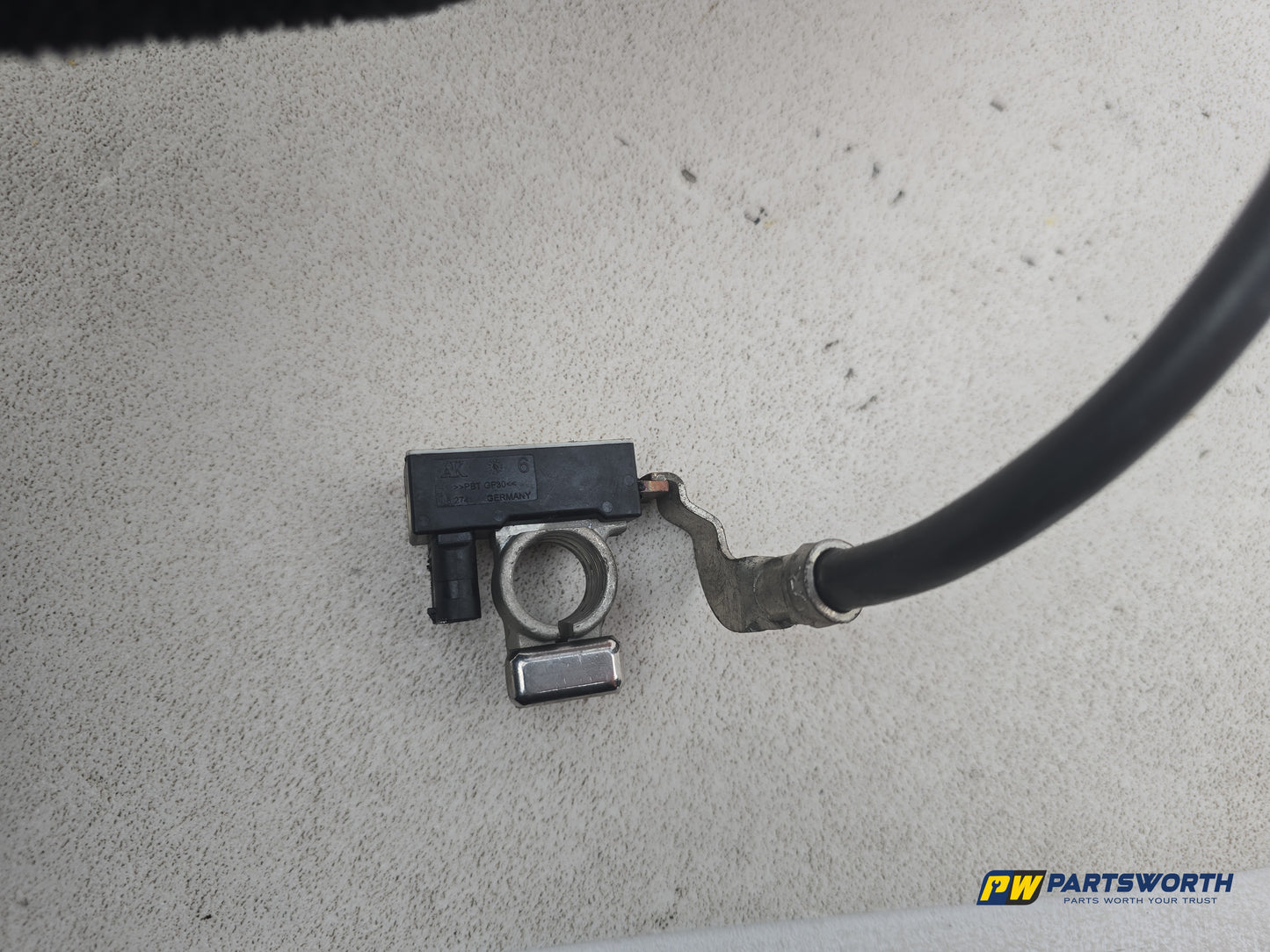 Mercedes-Benz B180 B-Class W246 Negative Battery Terminal Wire A1665420018 - photo 3