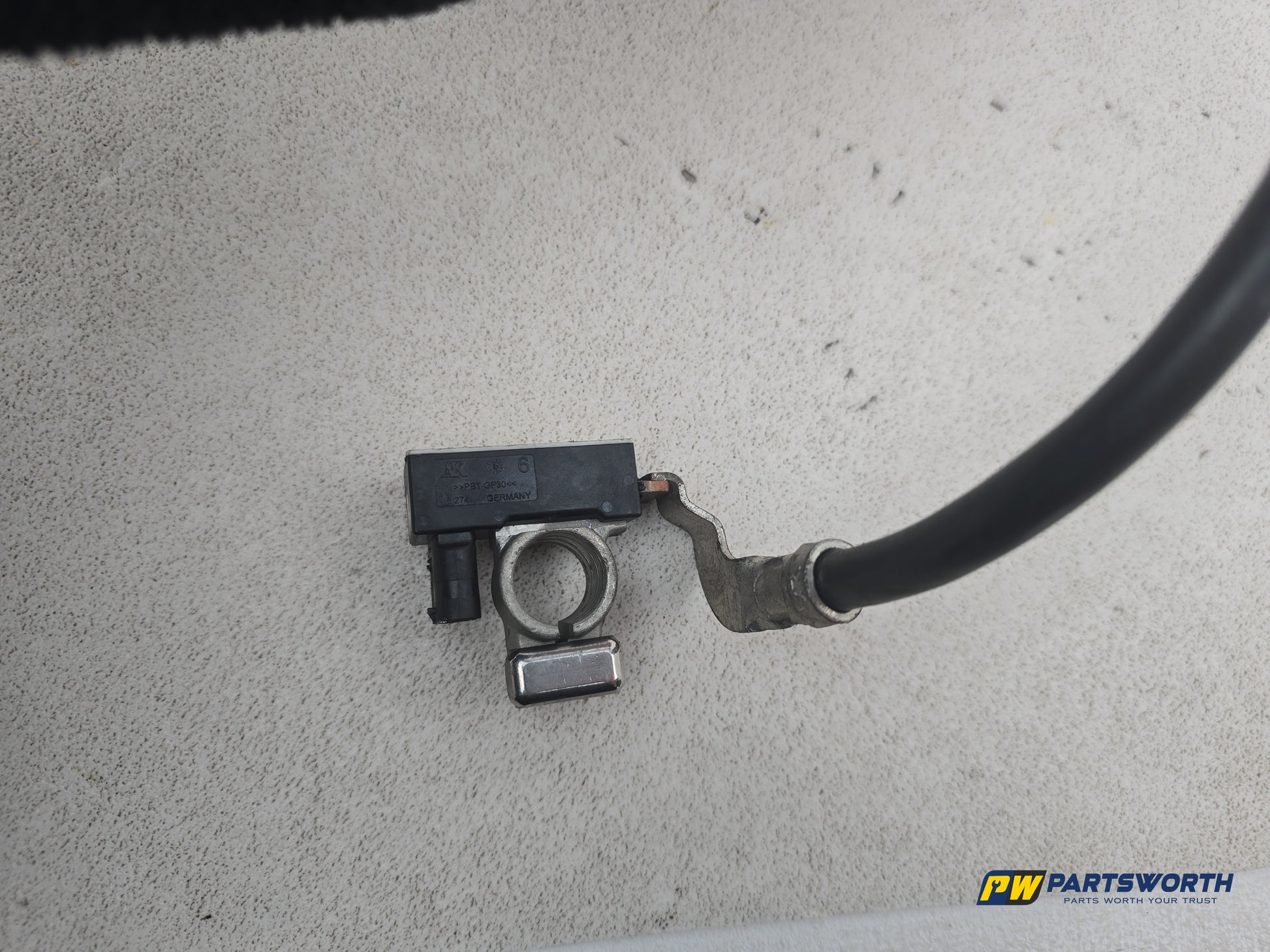 Mercedes-Benz B180 B-Class W246 Negative Battery Terminal Wire A1665420018 - photo 3