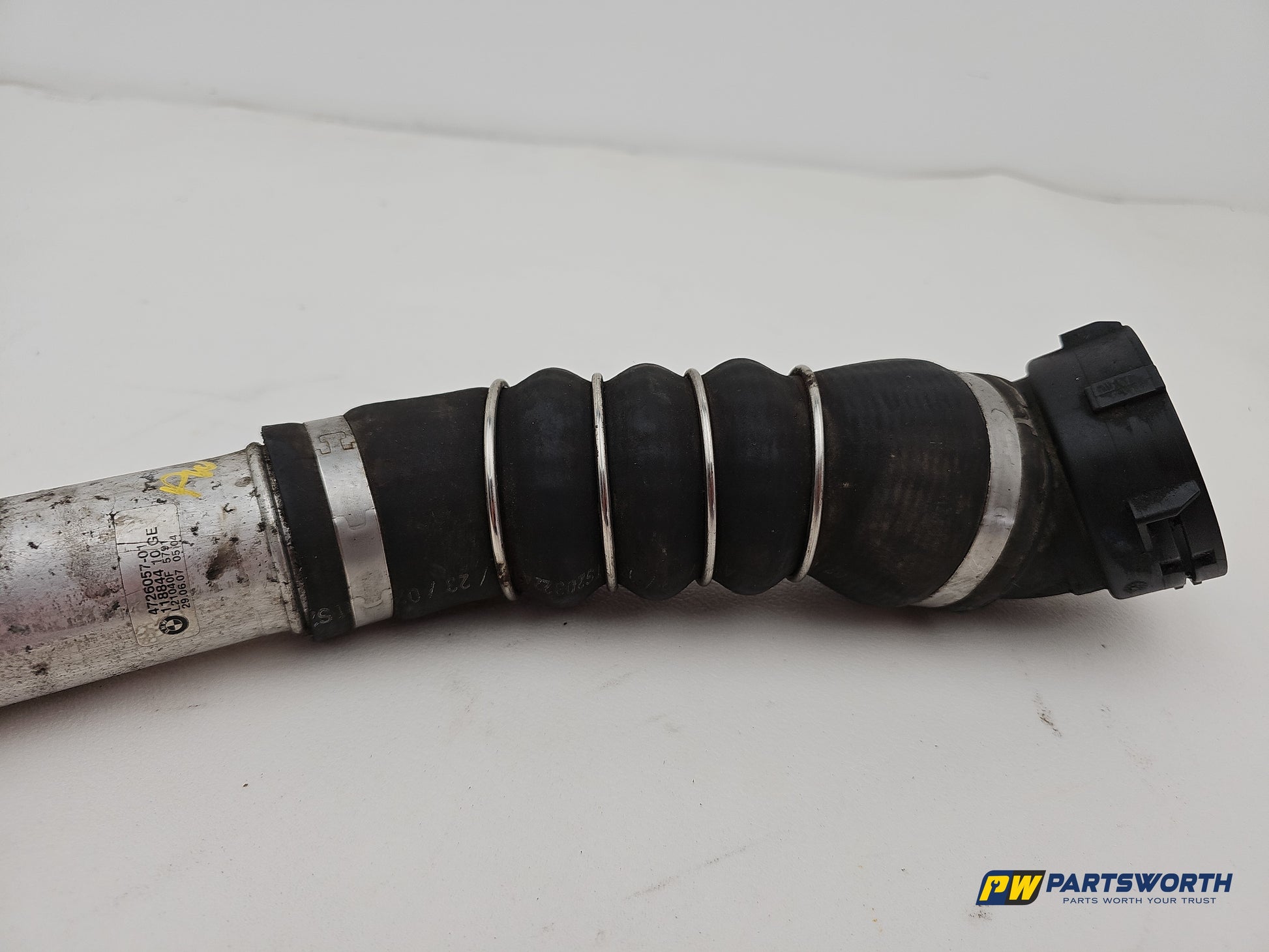 Bmw 5 Series 520d M Sport Turbo Intercooler Air Intake Pipe Hose 4726057 - photo 3