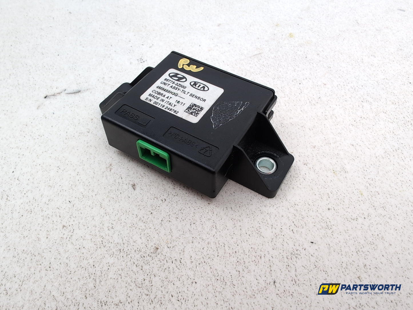 Hyundai I40 Style Blue Drive Tilt Sensor Control Module Ecu 957753z000 2011-2019 - photo 3