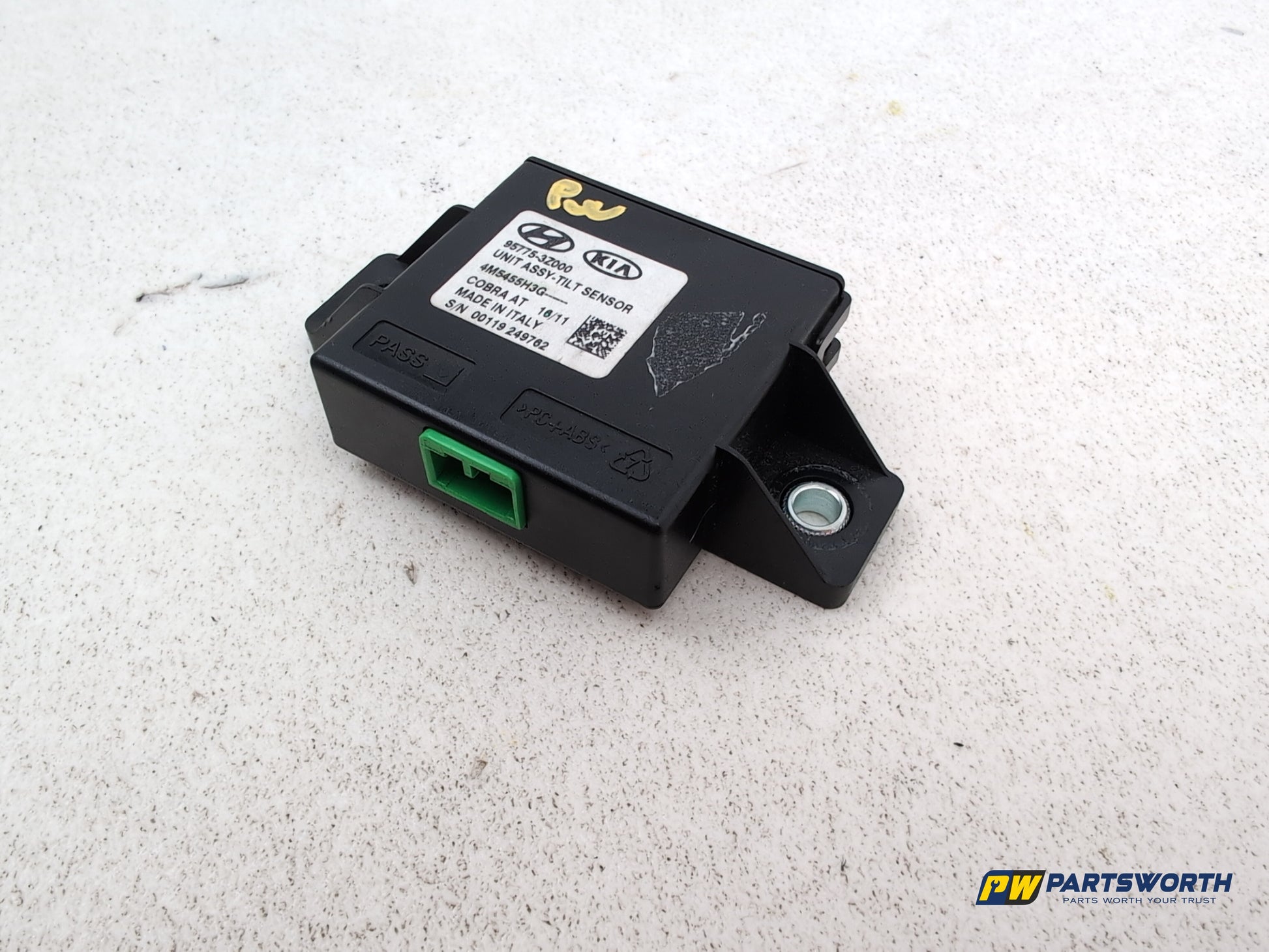 Hyundai I40 Style Blue Drive Tilt Sensor Control Module Ecu 957753z000 2011-2019 - photo 3