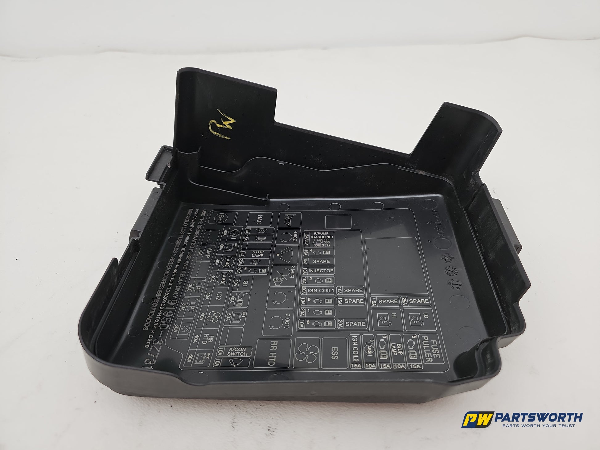 Hyundai I40 Style Blue Drive Crdi Fuse Box Lid Cover 919503z731 2011-2019 - photo 3