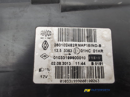 Headlamp RH 25