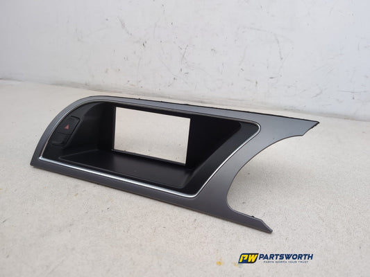Audi A5 S Line Tfsi 8t/8f Dashboard Display Surround Trim 8t2857185g 2007-2016 - photo 2
