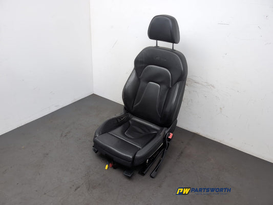 Audi A5 S Line Tfsi 8t/8f Coupe Leather Seat Front Driver Side 2007-2016 - photo 2