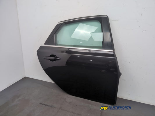 Jaguar Xf X260 Saloon Door Rear Driver Side Ultimate Black Lrc Pab 2015-2020 - photo 2