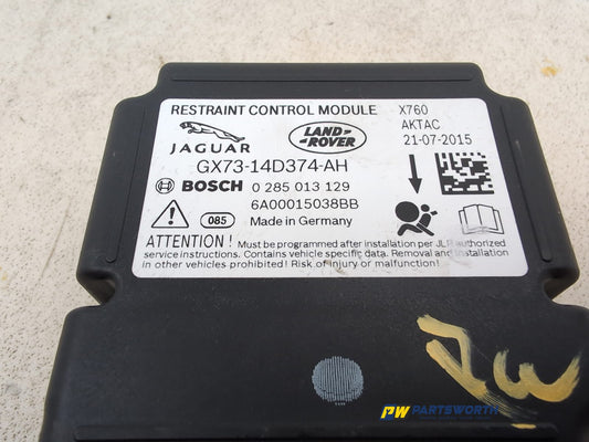 Jaguar Xf X260 2.0l Diesel Saloon Airbag Control Module Gx7314d374ah 2015-2020 - photo 2