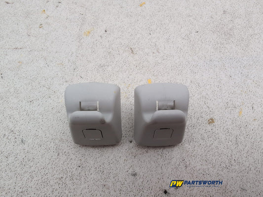 Jaguar Xf X260 Saloon Sun Visor Holding Clip Pair Fw936465bb 2015-2020 - photo 2