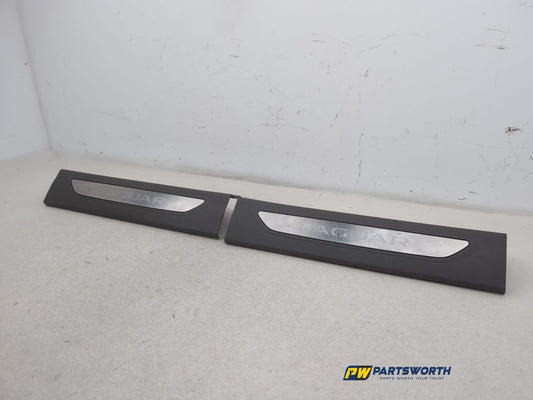 Jaguar Xf X260 Saloon Door Sill Trim Pair Gx6313201bb 2015-2020 - photo 2