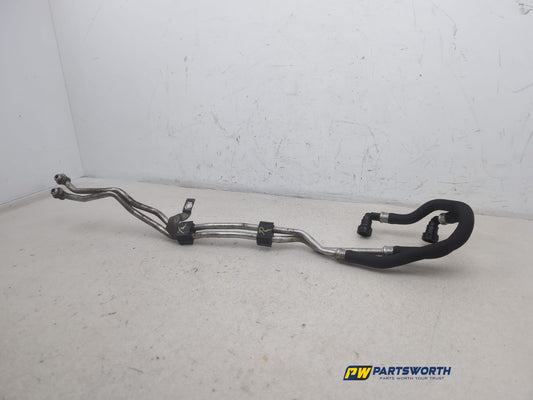 Jaguar Xj Portfolio X350 3.0l Diesel Oil Cooler Hose Pipe Cx237r081dd 2010-2019 - photo 2