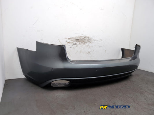 Audi Rs4 Fsi Quattro B8 Estate Rear Bumper Daytona Grey Pearl Lz7s 2012-15 - photo 2