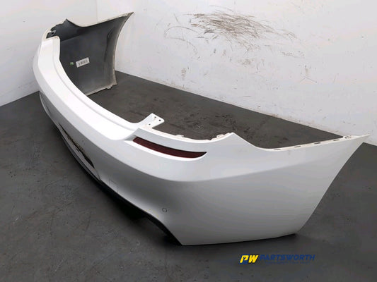 BMW 6 SERIES 640D M SPORT GRAN COUPE F13 ALPINE WHITE 300 REAR BUMPER 2015-2018 2